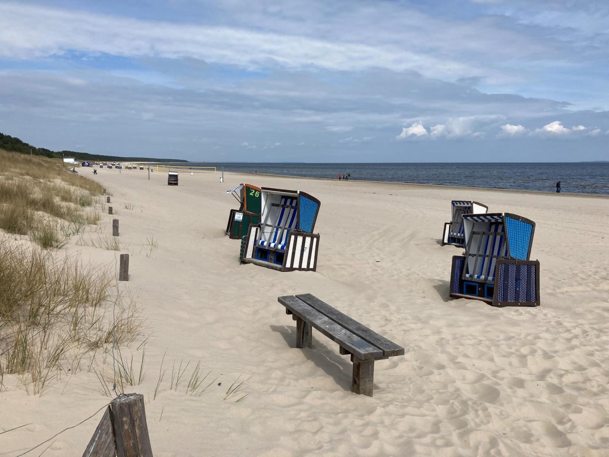 Reet Am Strand Mit Hund Karlshagen Exterior photo