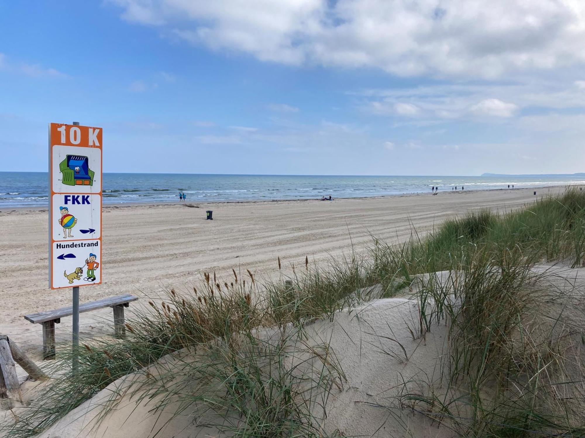 Reet Am Strand Mit Hund Karlshagen Exterior photo